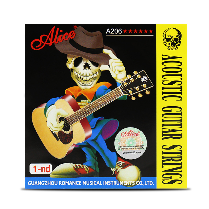 Alice Dây Đàn Guitar Acoustic A206 1-6