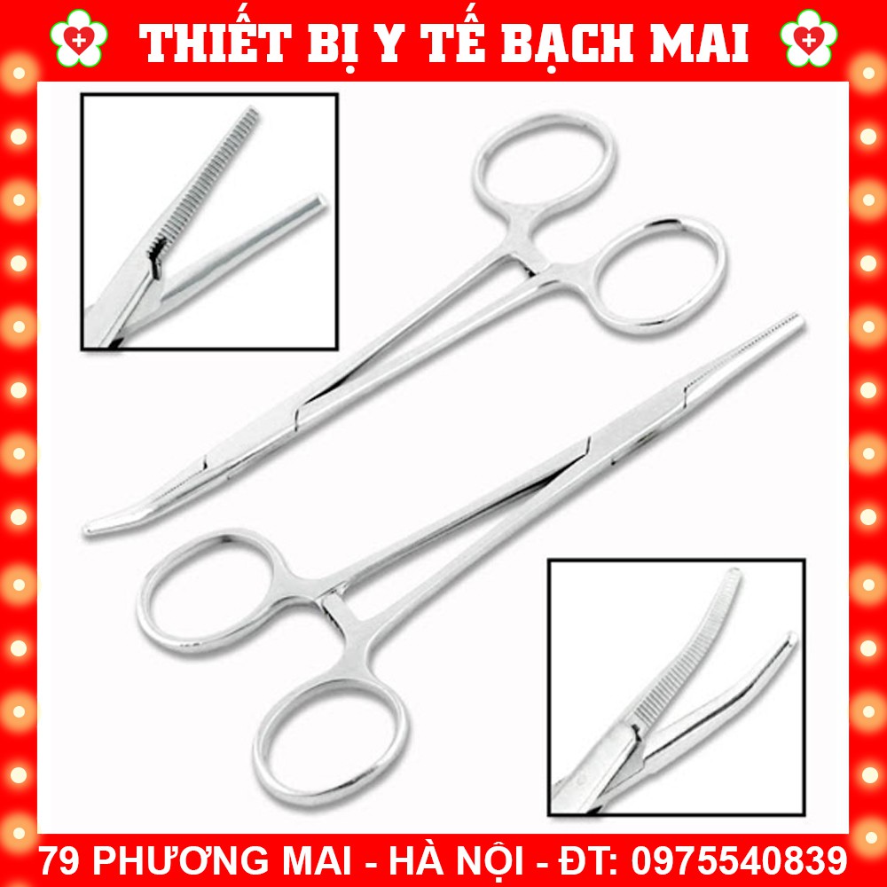 PANH Y TẾ CÁC SIZE (Pen y tế) 12,14,16,18,20cm, Cong Thẳng, Có Mấu + Không Mấu - Chính Hãng GOLDSUN PAKISTAN