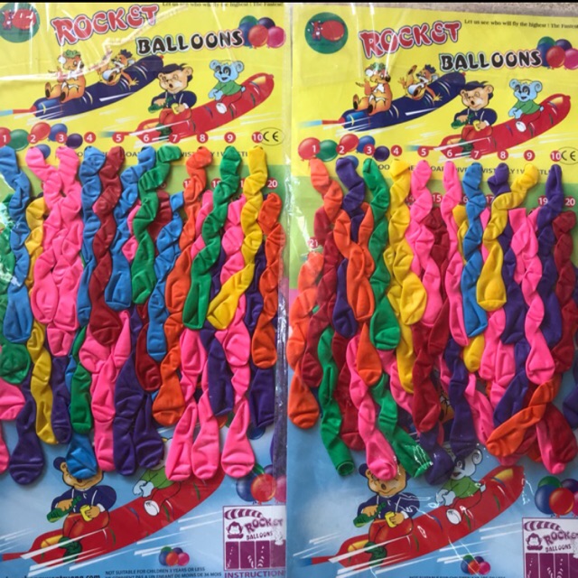 Bóng xoắn vỉ 40 quả 1 vỉ