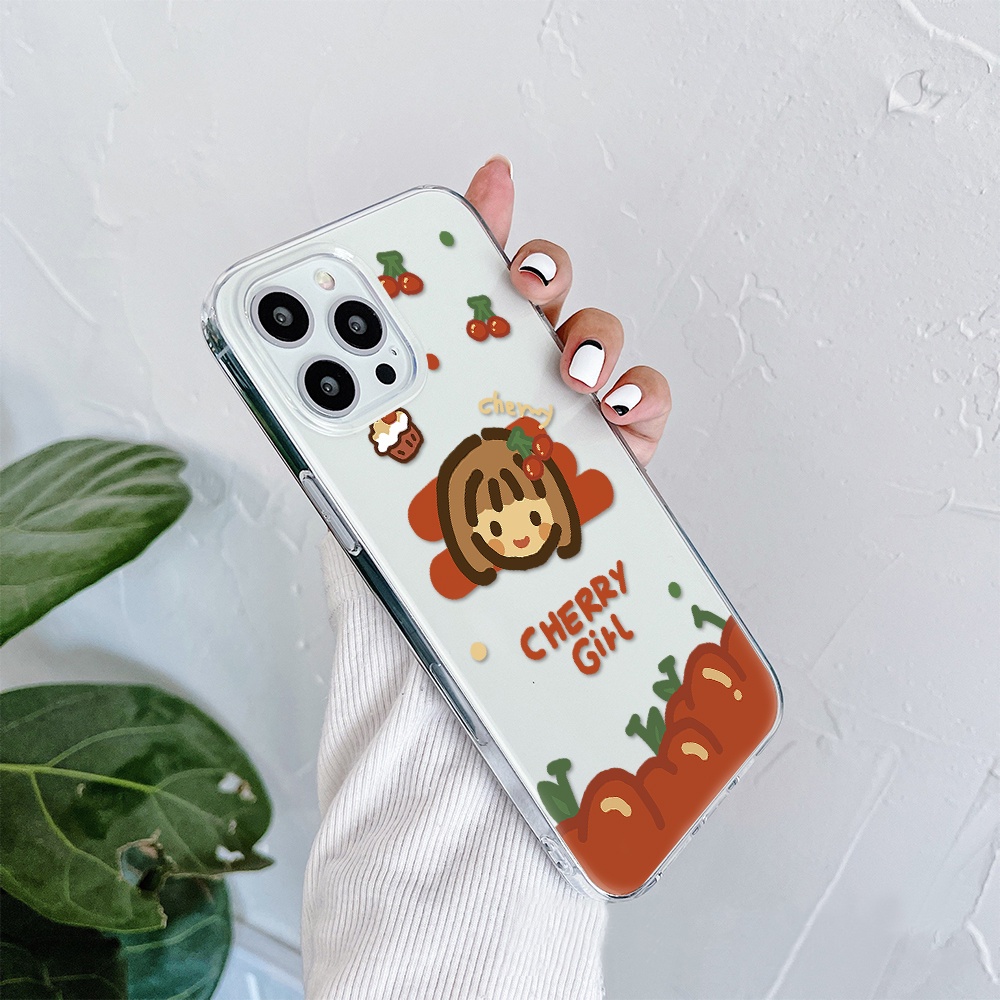 Ốp Điện Thoại Hình Trái Bơ / cherry Cho Iphone 11 Pro Max 12 Pro Max 13 Pro Max Mini 6 7 8 6 7plus Se 2020 X Xs Xr 5 4
