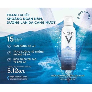 🌸 XỊT KHOÁNG Cấp ẩm VICHY - 150 ml