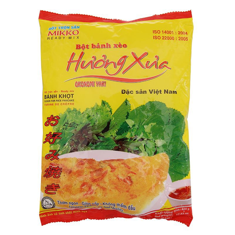 Bột bánh xèo Hương Xưa Mikko 500g