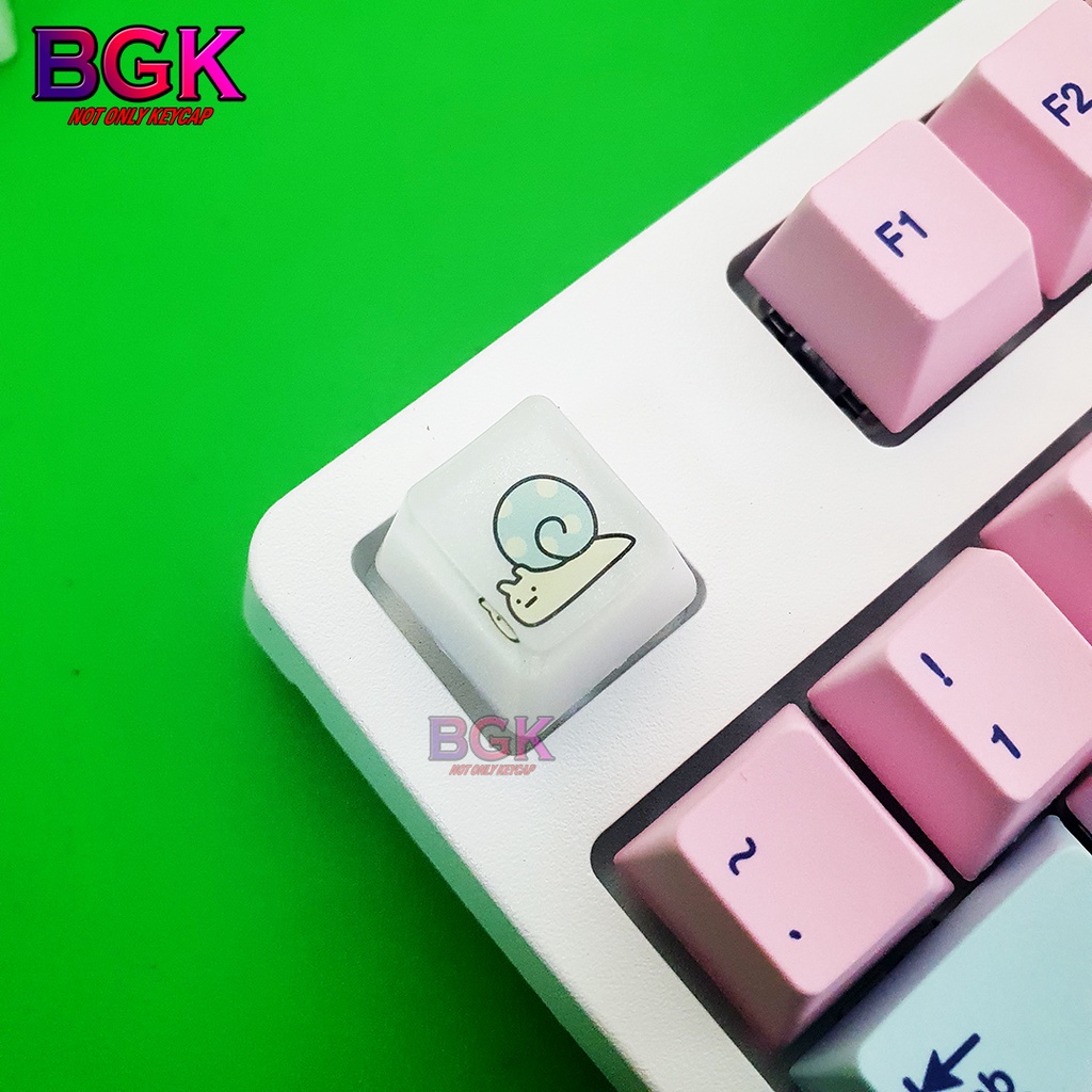 Keycap Lẻ Artisan OEM Profile Chủ Đề Hoạt Hình Dễ Thương 1 ( cast resi, keycap resin độc lạ )