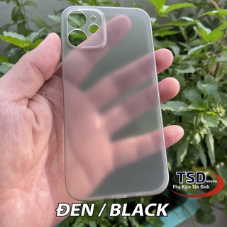 Combo 2 Ốp Lưng Trong Nhám Unibody iPhone 12 Mini Siêu Mỏng
