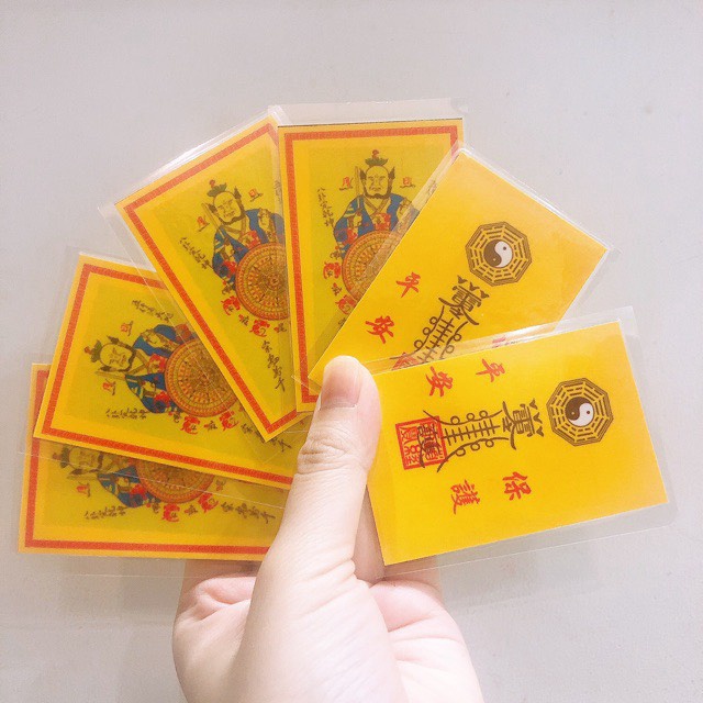 Kim Bài Lệnh Trương Thiên Sư bình an nhét ví