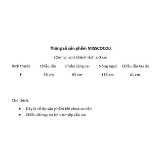 [Order][Autumn 2018][M03] Áo len kiểu (MISCOCOLY)