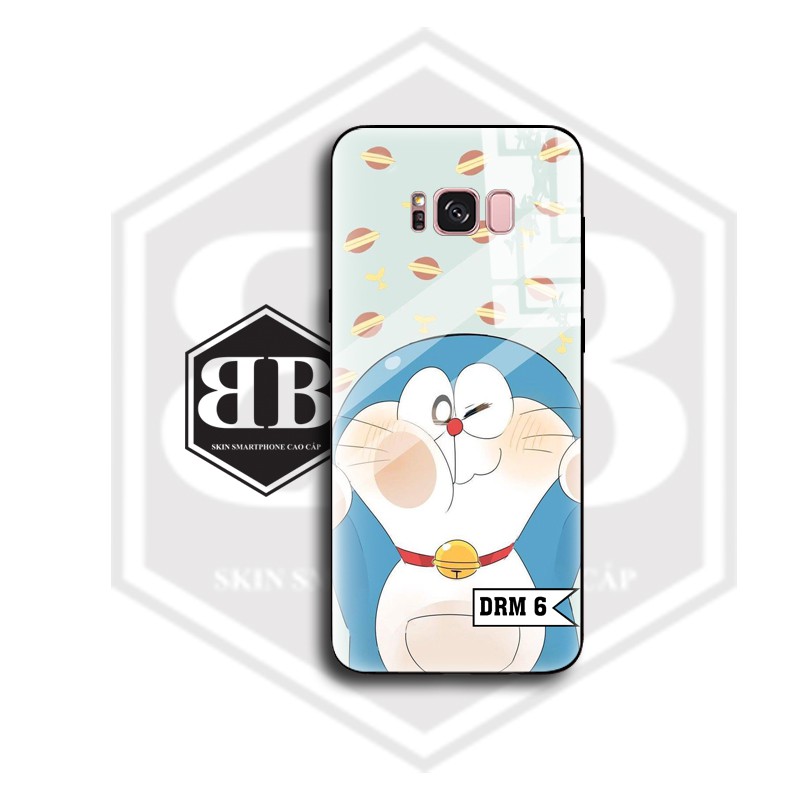 Ốp lưng kính cường lực SAMSUNG S7 EGDE / S8 / S8 PLUS / S9 / S9 PLUS hình doraemon đẹp,giá hạt rẻ