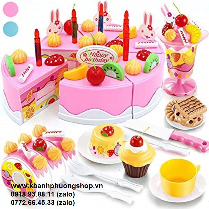 bộ đồ chơi cắt bánh sinh nhật cho bé - đồ chơi cắt bánh sinh nhật