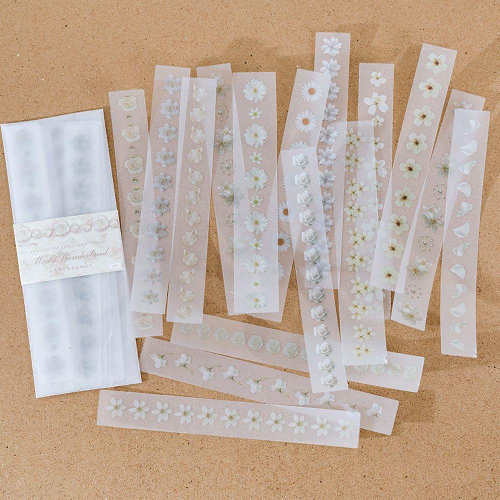 Mmluck Nhãn Dán Trong Mờ Dòng Fairyland Cổ Điển Trang Trí Sổ Tay Nhật Ký Album DIY