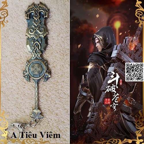 1453 Móc khóa Diệp Phân Phệ Lãng Xích trong đấu phá thương khung Tiêu Viêm Mỹ đỗ toa Băng Hoàng Hàn Phong
