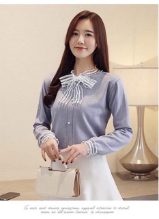 Áo len mềm QC thắt nơ