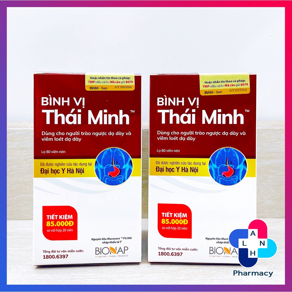 BÌNH VỊ THÁI MINH - Hỗ trợ ngăn trào ngược, lành vết loét dạ dày.