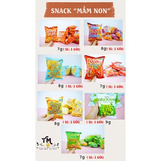 Combo 10 gói snack oishi mini mix ngẫu nhiên