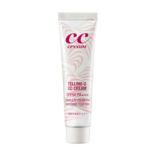 (Hàng Mới Về) Kem Cc Dưỡng Da Dung Tích 30ml Chất Lượng Cao / [SECRETKEY] Telling U CC Cream 30ml