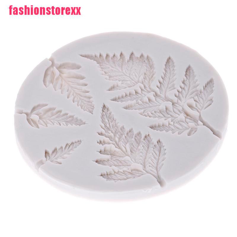 Khuôn silicone Tạo Hình Lá Trang Trí Bánh