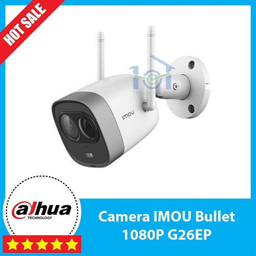 Camera IP WiFi Ngoài Trời IMOU G26EP 1080P FullHD Còi Hú ,Màu Sắc Ban Đêm