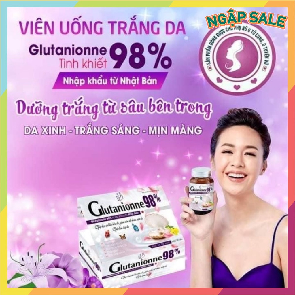 VIÊN  TRẮNG DA GLUTANIONE 98
