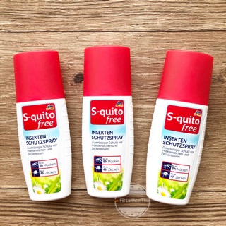 Xịt chống muỗi và côn trùng Squito free -🇩🇪 Hàng nội địa Đức