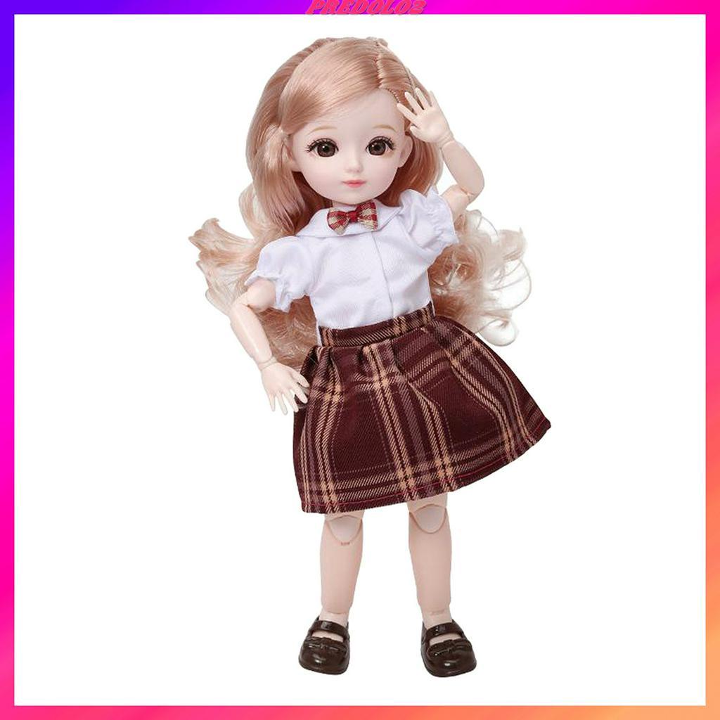 Búp Bê BJD 1 / 6 Có Khớp Nối 30cm Kèm Tóc Giả 30cm