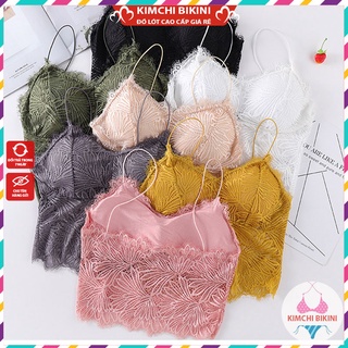 Áo bra ren 2 dây cao cấp dáng lửng Sexy