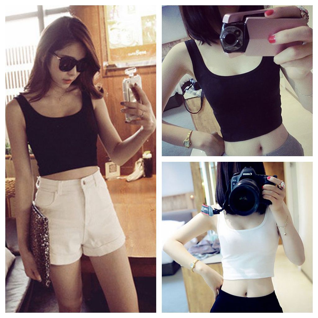 Áo ba lỗ lửng ôm sát tôn dáng | BigBuy360 - bigbuy360.vn