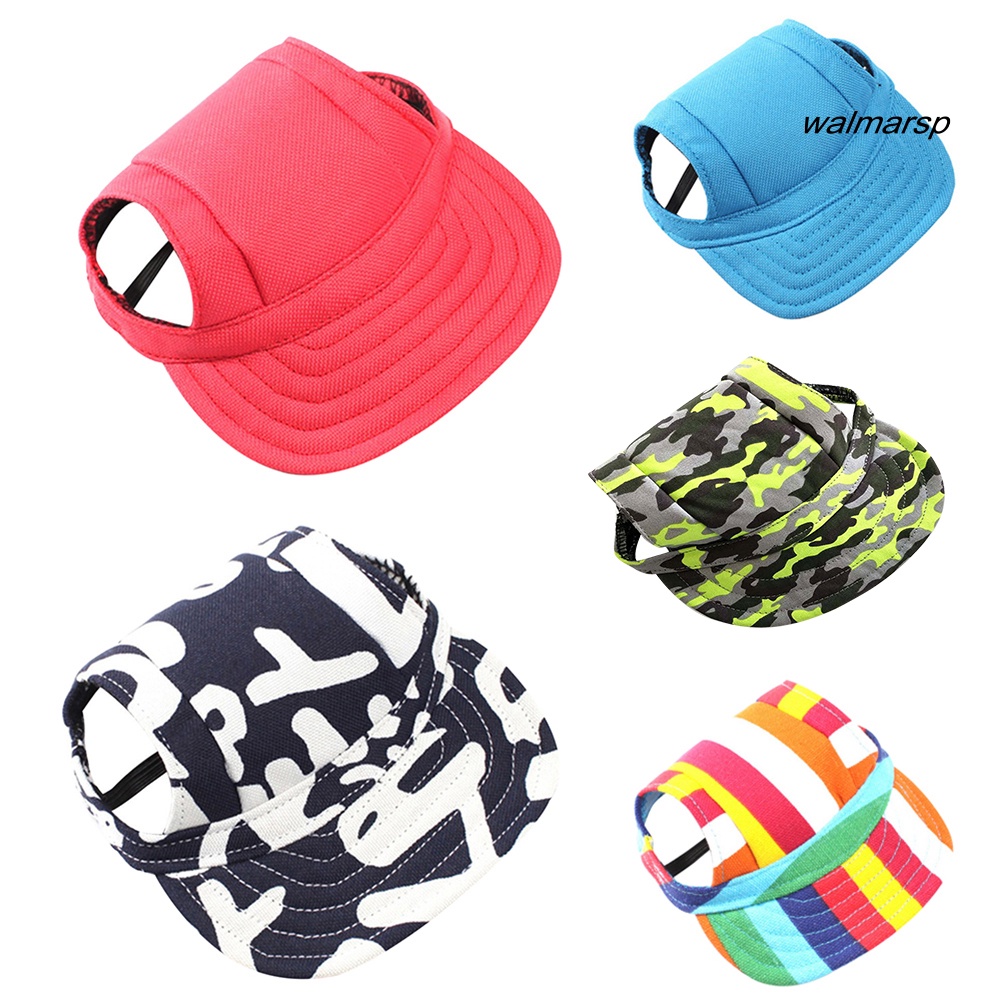 Mũ Lưỡi Trai Bằng Vải Canvas Thời Trang Mùa Hè Dễ Thương Cho Thú Cưng