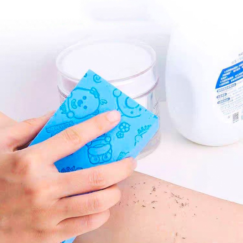 1 Miếng Bọt Biển Tẩy Tế Bào Chết Màu Sắc Ngẫu Nhiên