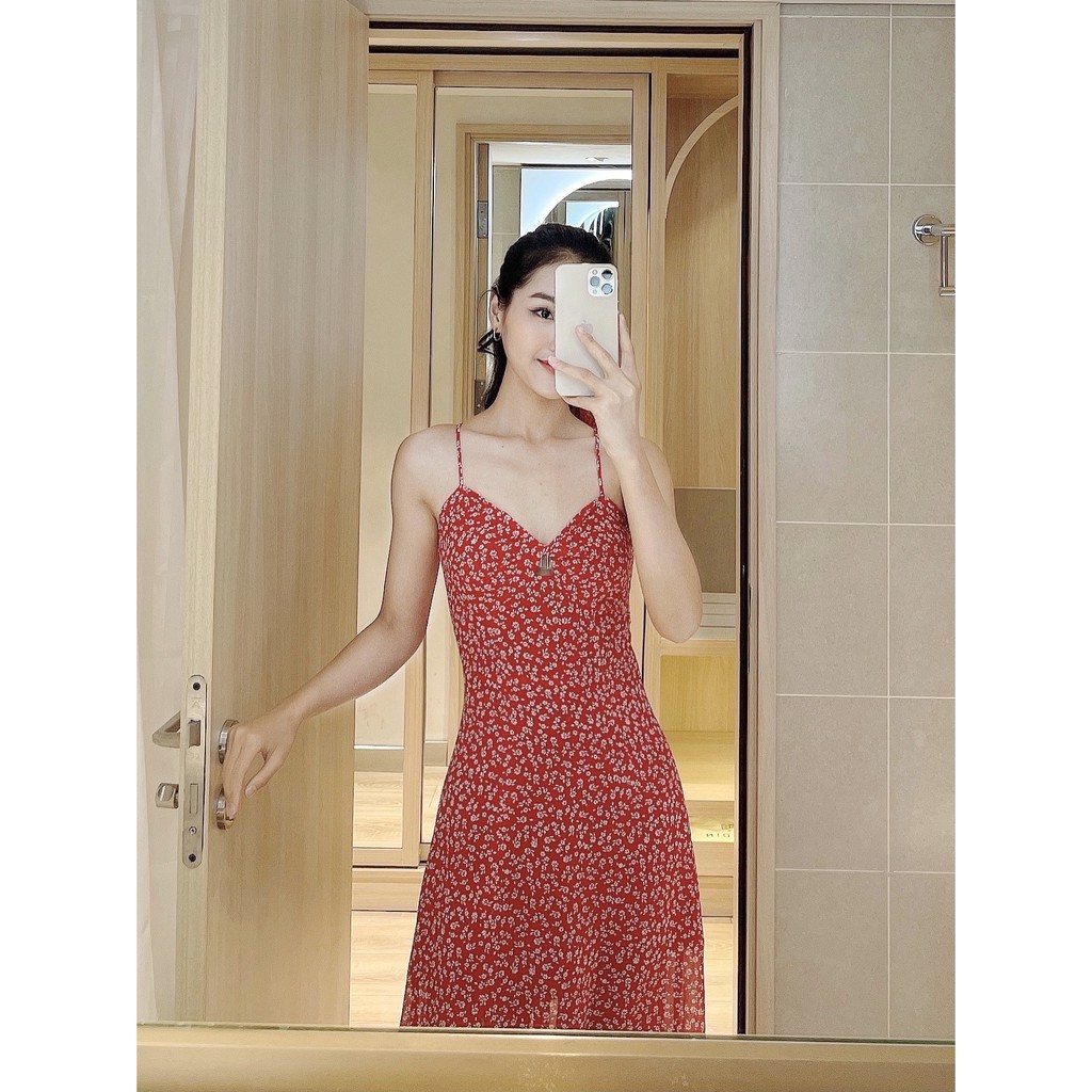 Váy 2 dây xoắn ngực_1VA782DO_Lep' | BigBuy360 - bigbuy360.vn