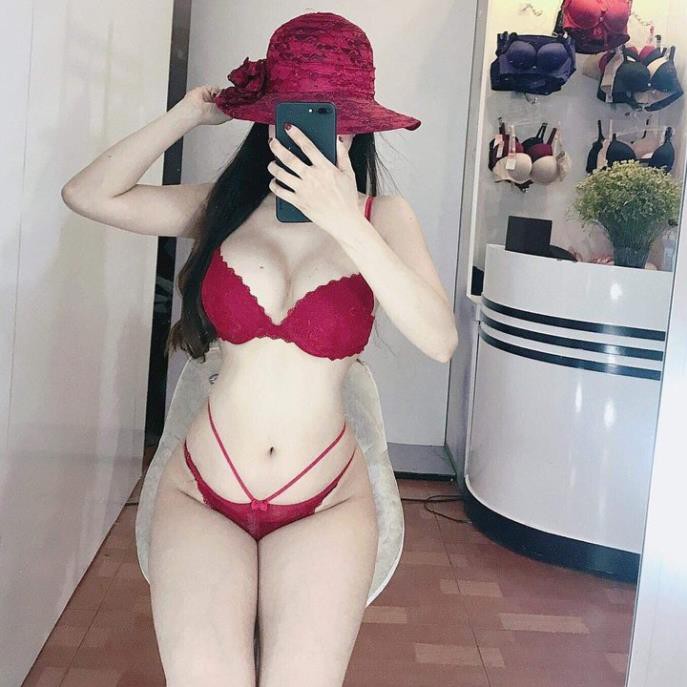 Bộ đồ lót Vic ren quần dây có gọng đệm nâng ngữ - BL