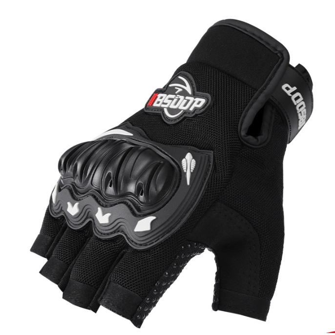 Găng tay bảo hộ nửa ngón_đi mô tô_xe máy_phượt