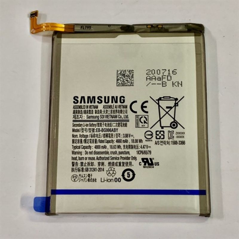 pin Samsung Galaxy S21+ S21 Plus EB-BG996ABY 3.86V 4800mAh bảo hành 6 tháng.