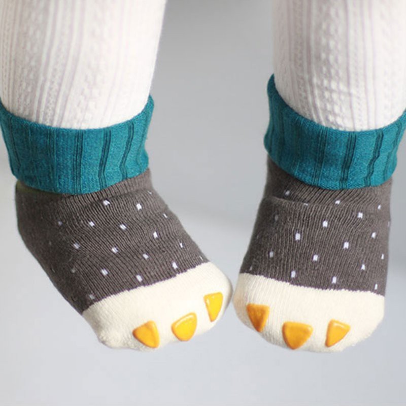 Tất Cổ Thấp Hoạ Tiết Hoạt Hình Chống Trượt Cho Bé
