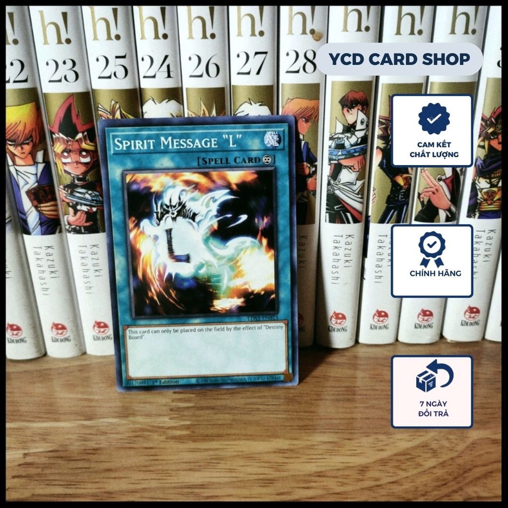 Thẻ bài Yugioh Chính Hãng Set Bàn Cầu Cơ - Spirit Message - Common