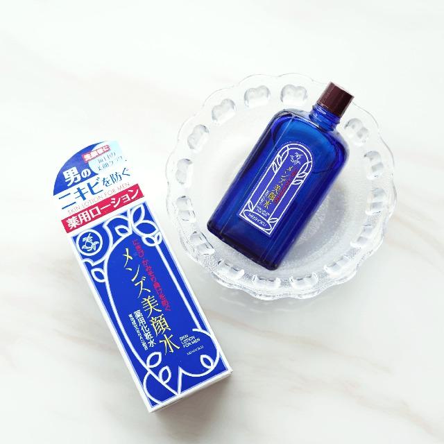 Nước cân bằng giảm dầu, mụn cho Nam Meishoku Bigansui Medicated Skin Lotion For Men 90ml