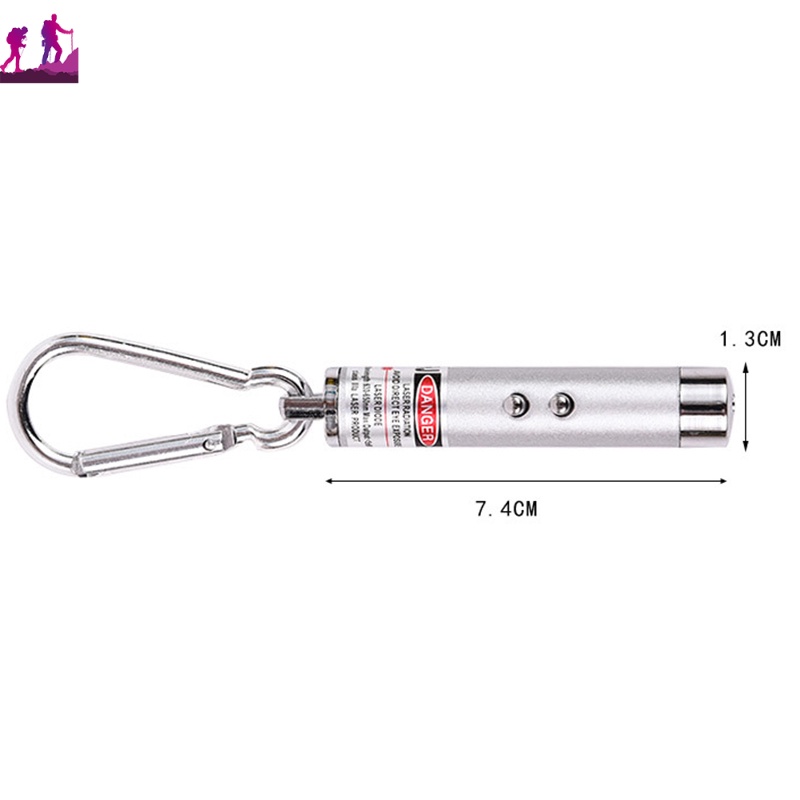 Bút Chiếu Tia Cực Tím Trắng Đỏ 3 Trong 1 Hỗ Trợ Giảng Dạy