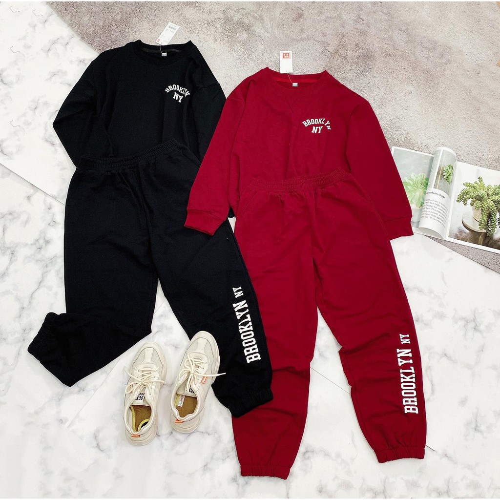 [SẢN PHẨM ĐƯỢC TRỢ GIÁ] Bộ nỉ nữ da cá Brooklyn chất siêu đẹp. | BigBuy360 - bigbuy360.vn