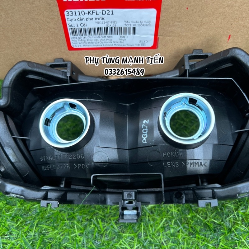 Pha đèn - chóa đèn Wave Alpha chính hãng Honda