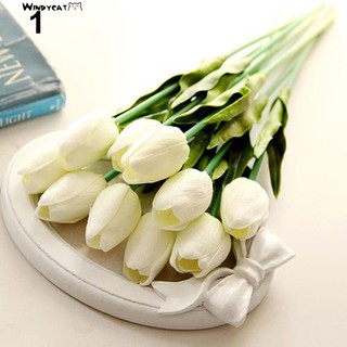 Hoa Tulip Giả Bằng Lụa Để Trang Trí
