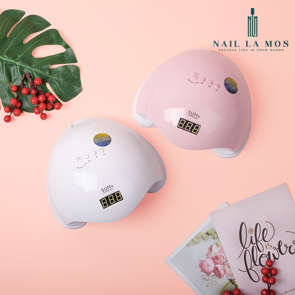 Máy hơ gel SUN 5 UV/LED tem xanh 48W 24 bóng đèn - Máy hơ mini dành cho học viên thực hành