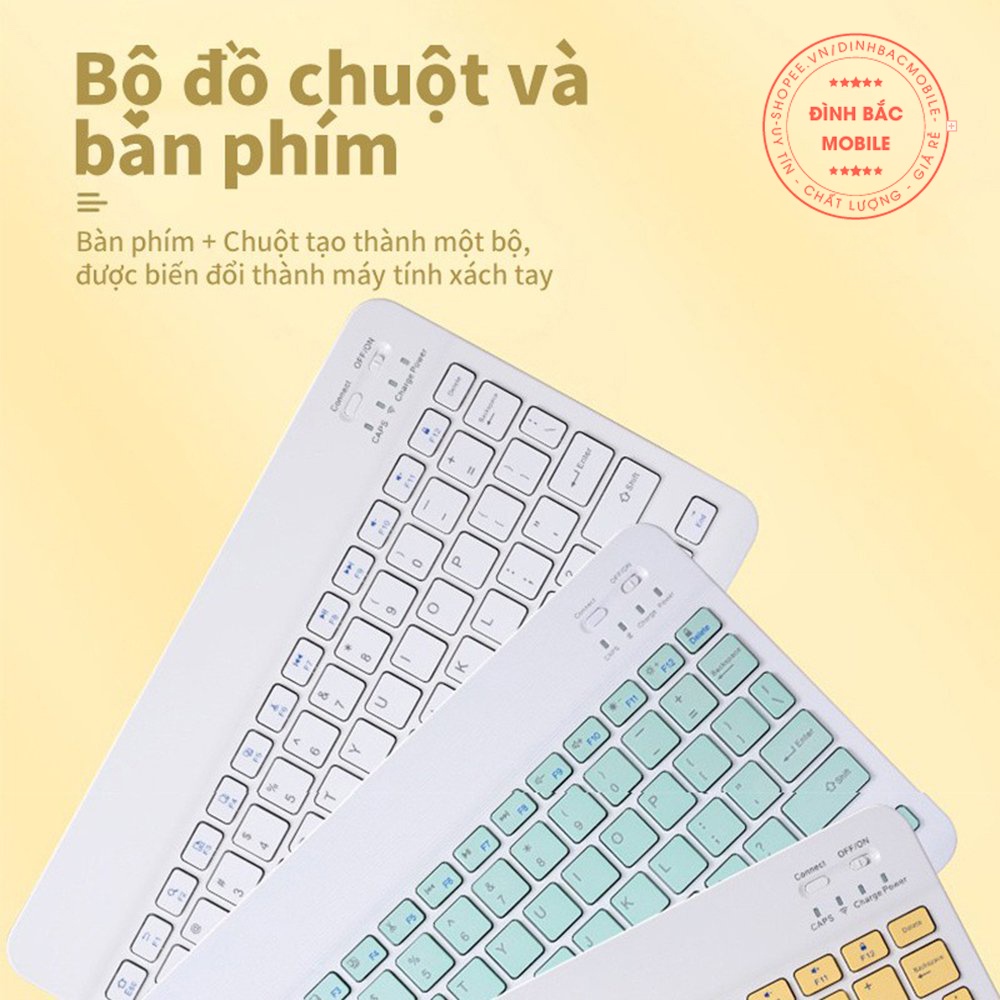 Bàn phím bluetooth chuột không dây cho điện thoại ipad laptop Tivi Đình Bắc Store