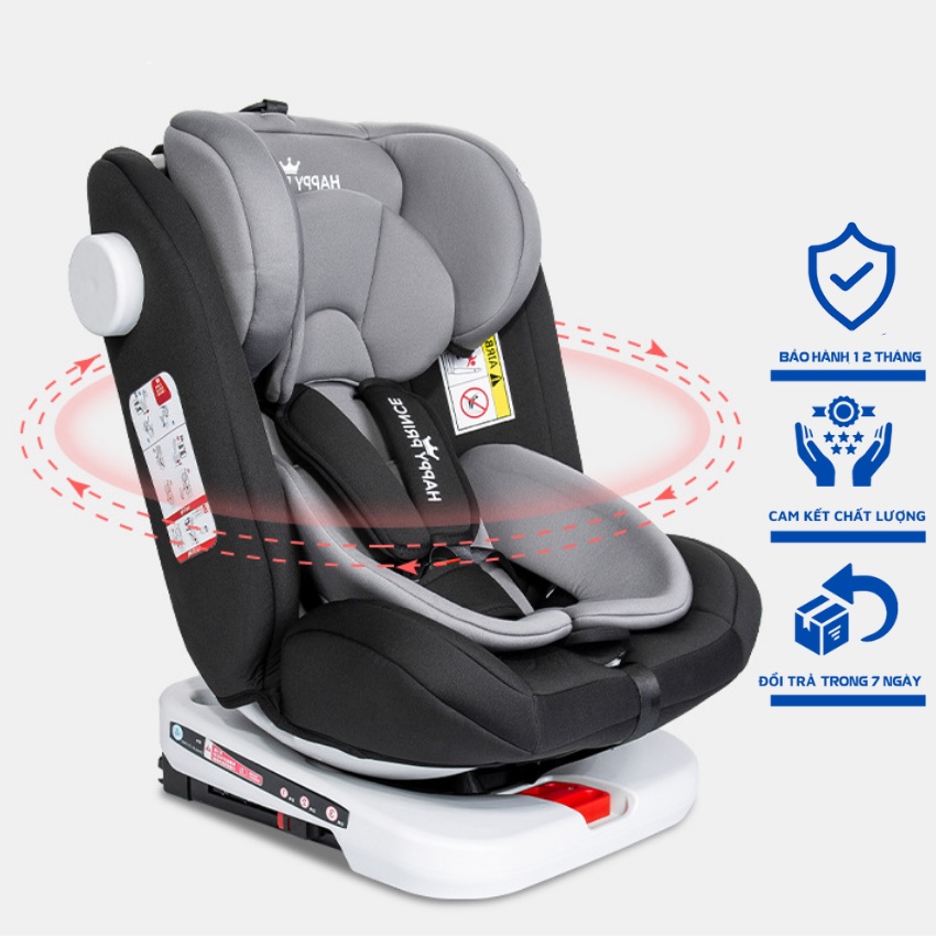 Ghế Ngồi Ô Tô Cho Bé, Ghế ngồi xe hơi cho bé, ghế giữ bé an toàn trên ô tô 360 An toàn, tiện lợi ISOFIX cao cấp