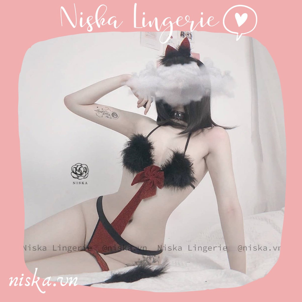 Bộ trang phục cosplay mèo - Mã C199