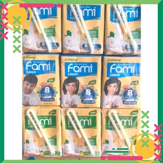 Sữa đậu nành Fami canxi lốc 6 hộp x 200ml
