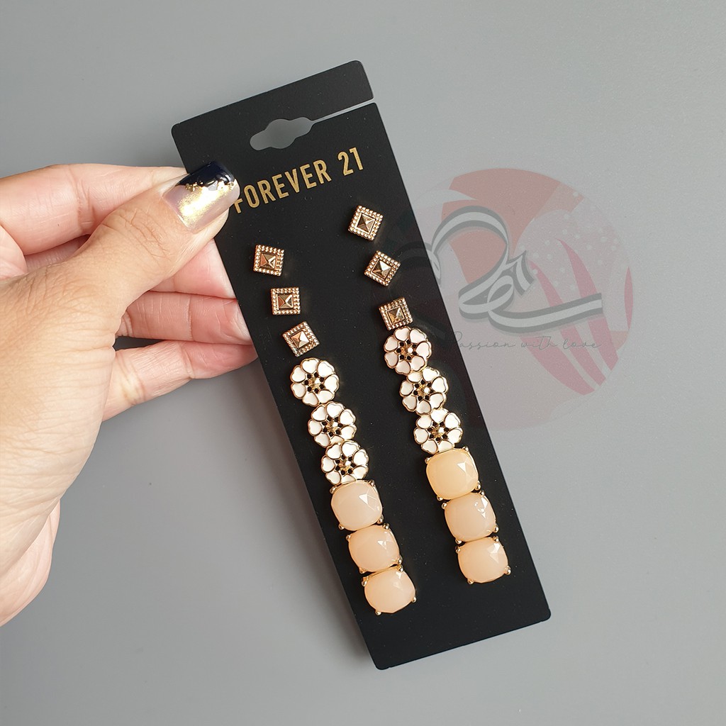 Bộ sưu tập set bông tai F 21 xuất khẩu Mỹ số 0