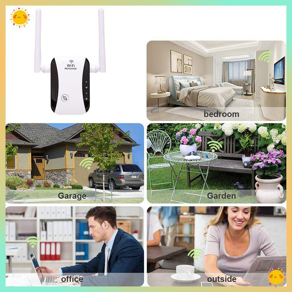 Thiết Bị Lặp Sóng Wifi 300mbps Ap Wps One-Click Chống Trầy Xước Không Dây