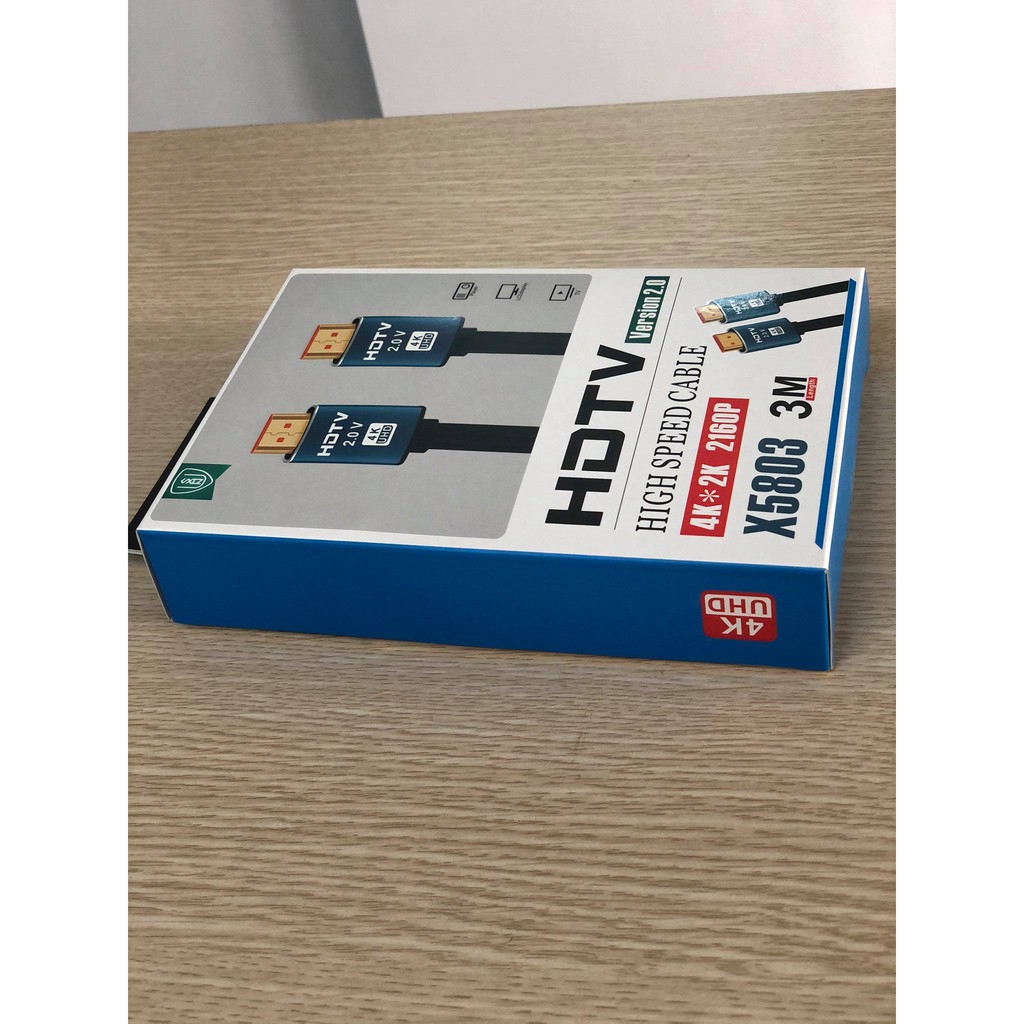 Dây Cáp HDMI 3M Hãng USAN Truyền Tín Hiệu Tốt, Chất Lượng Hình Ảnh Đẹp, Chuyên Dùng Cho Máy Chiếu