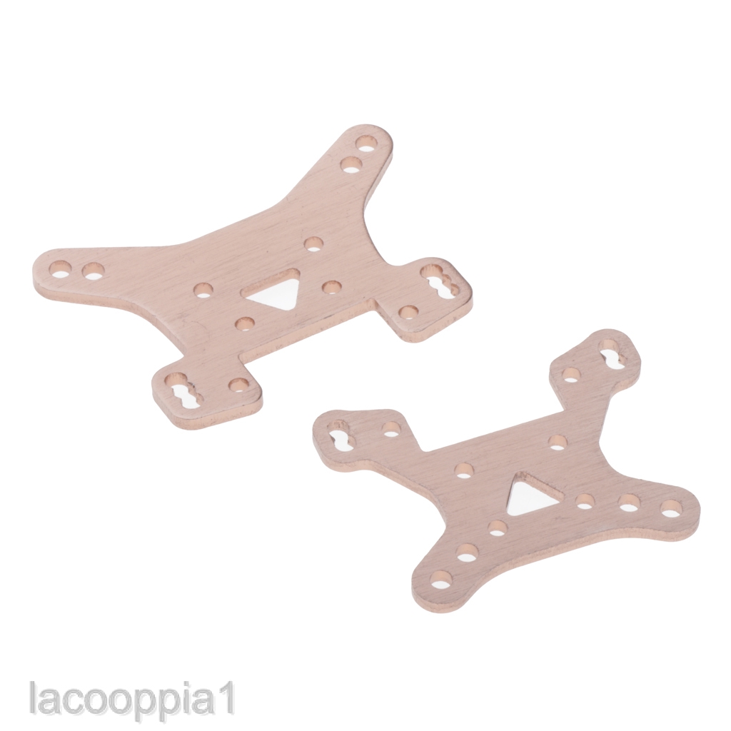 [LACOOPPIA1] 2pcs Metal 144001-1302 Front Rear Shock Tower for Wltoys 1/14 2.4G 4WD Buggy