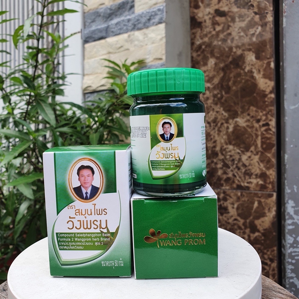 Dầu cù là xoa bóp Wang Prom Balm 50g