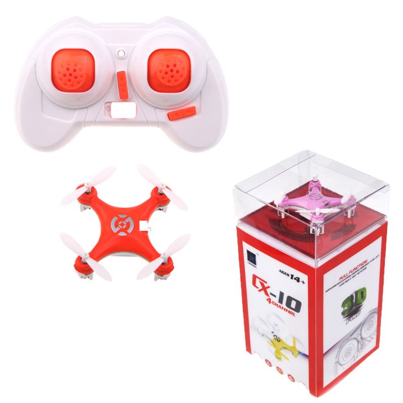 Máy Bay Điều Khiển Từ Xa WMMB CX-10 Mini 2 4G 4CH 6 Trục Có Đèn LED Cho Trẻ Em