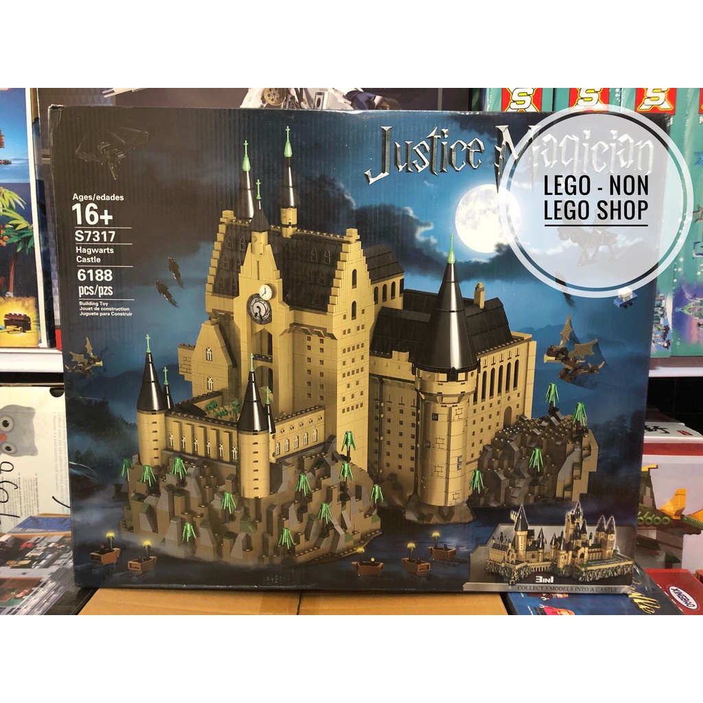( Hàng order ) Lego - S 7317 ( Xếp Hình Tháp Đồng Hồ Trong Lâu Đài Hogwarts 6188 Mảnh )